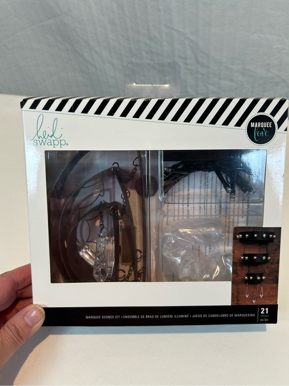 Heidi Swapp NEW Marquee Love Sconce Kit 21pc DIY Lighted Wall Décor Kit (Discont